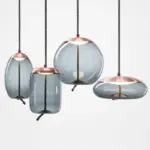 Homeko Rope Glass Pendant Lights
