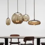 Homeko Rope Glass Pendant Lights