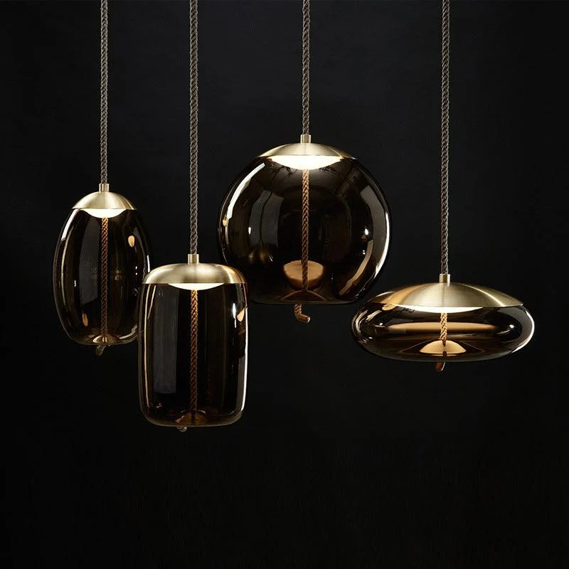 Homeko Rope & Glass Pendant Lights -