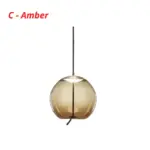 Homeko Rope Glass Pendant Lights