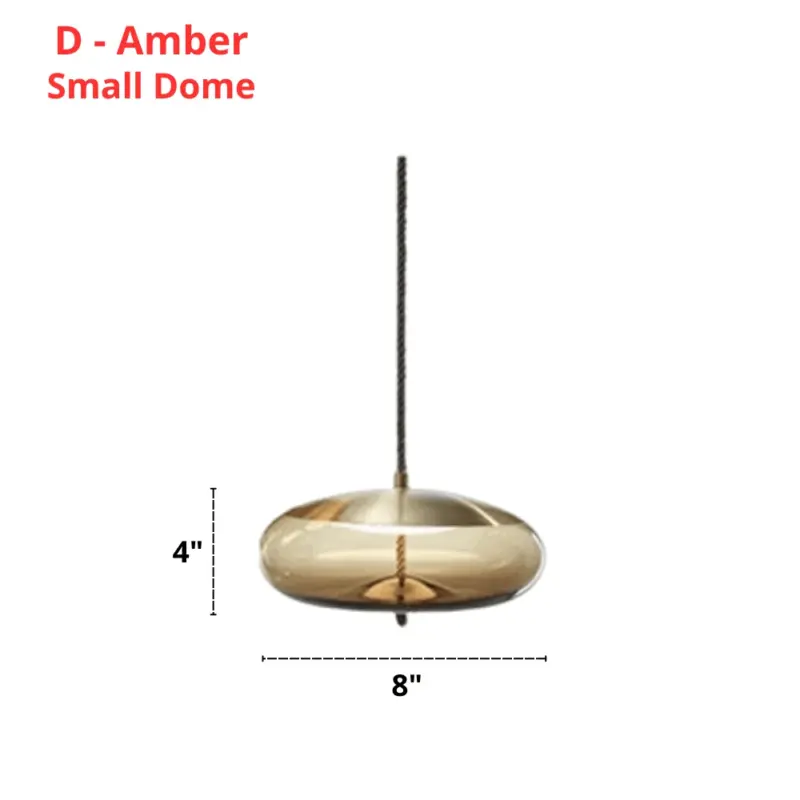 Homeko Rope Glass Pendant Lights