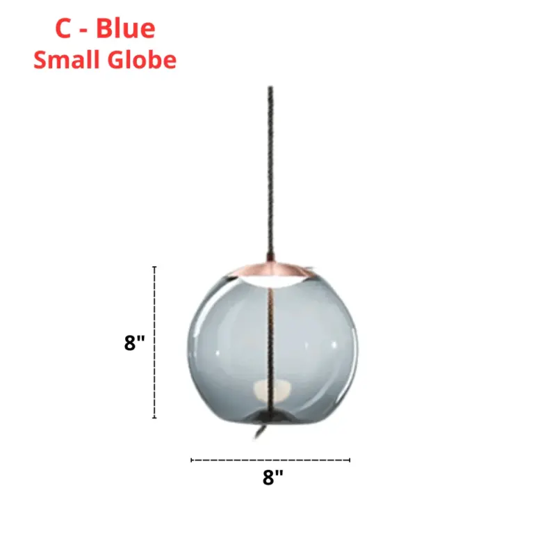 Homeko Rope Glass Pendant Lights
