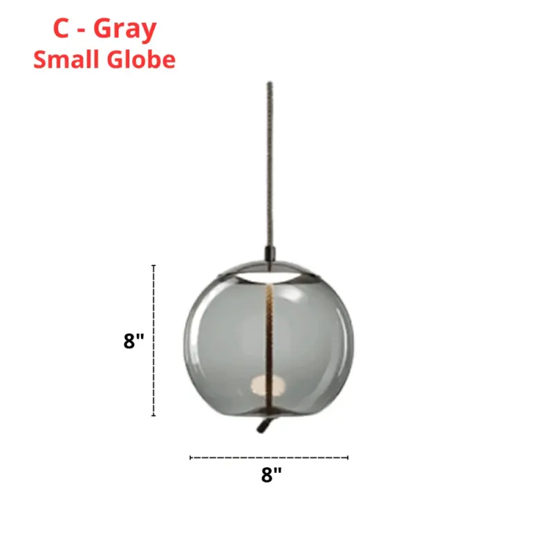 Homeko Rope Glass Pendant Lights