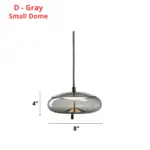 Homeko Rope Glass Pendant Lights