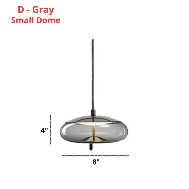 Homeko Rope Glass Pendant Lights