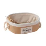 Homeko Rose Linen and Jute Storage Baskets
