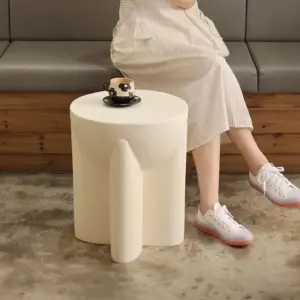 Homeko Round Abstract Side Table
