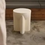 Homeko Round Abstract Side Table