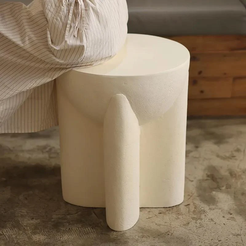 Homeko Round Abstract Side Table -