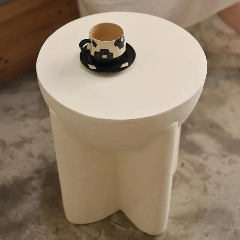 Homeko Round Abstract Side Table -