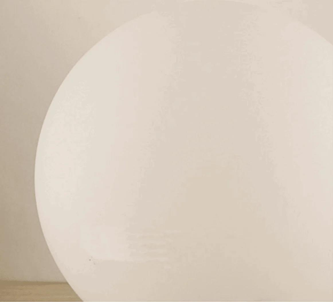 Homeko Round Glass Table Lamp -