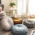 Homeko Ruffle Round Throw Pillow Cushions