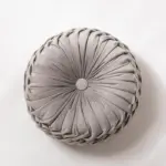 Homeko Ruffle Round Throw Pillow Cushions