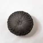 Homeko Ruffle Round Throw Pillow Cushions