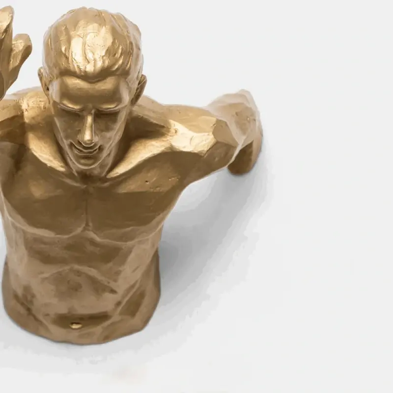 Homeko Running Man Sculpture