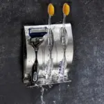 Homeko_Rust_Proof_Razor_Holder_and_Mounted_Toothbrush_Holder_-_-4277496 Homeko Rust Proof Razor Holder and Mounted Toothbrush Holder