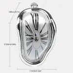 Homeko Salvador Dali Distorted Melting Clock
