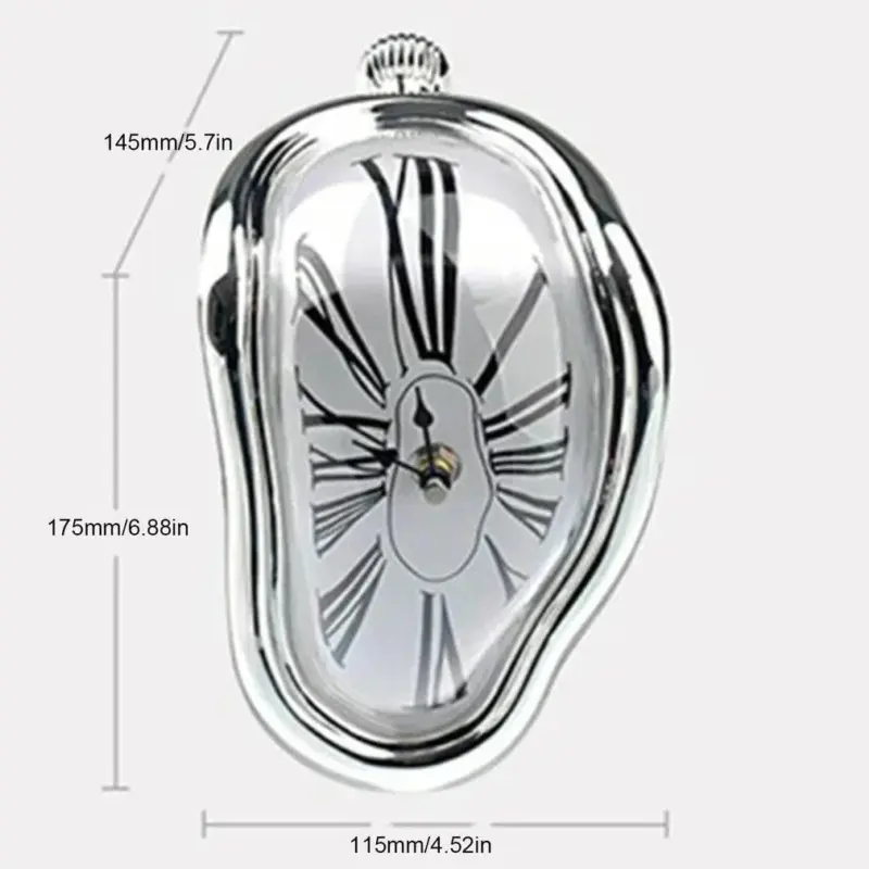 Homeko Salvador Dali Distorted Melting Clock
