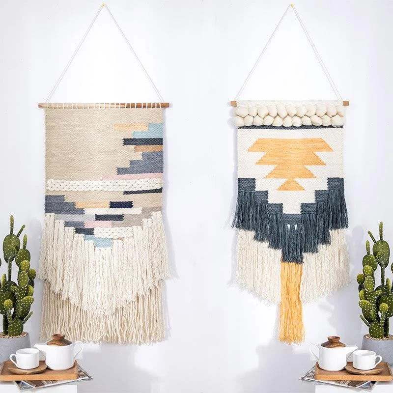 Homeko Scandi Macrame Wall Hanging Tapestry -