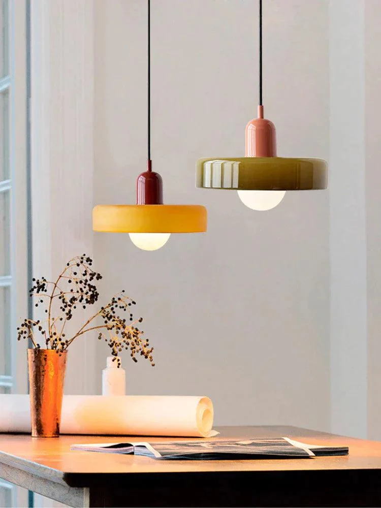 Homeko Scandinavian Glass Pendant Light -