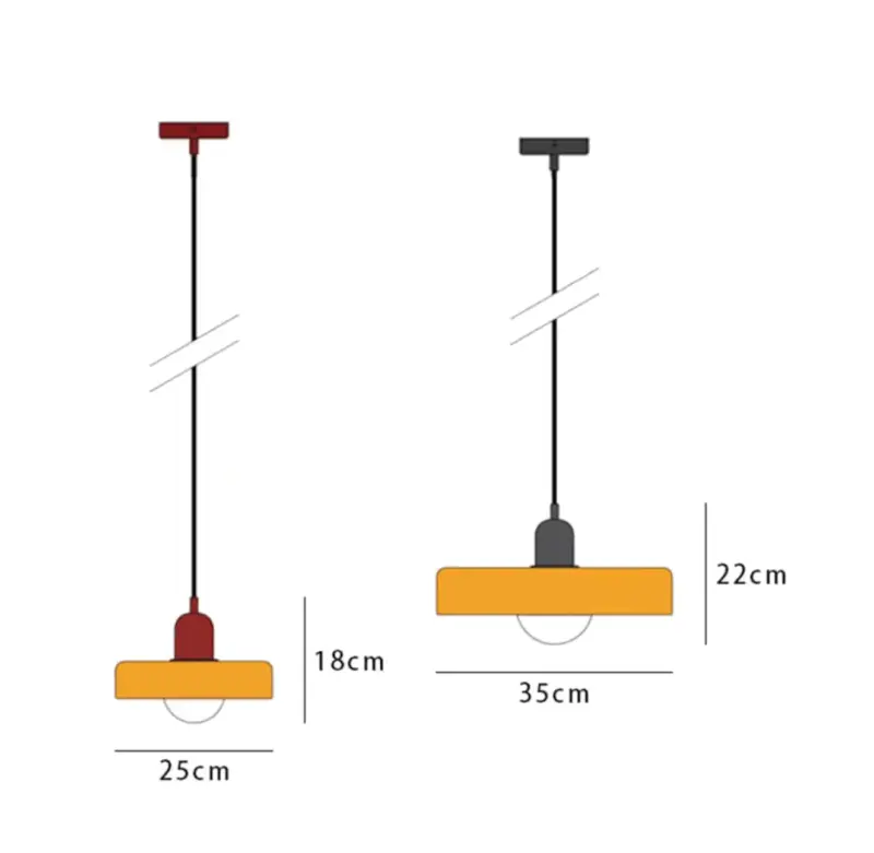 Homeko Scandinavian Glass Pendant Light