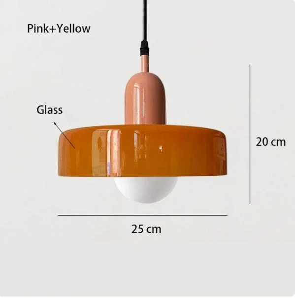 Homeko Scandinavian Glass Pendant Light -