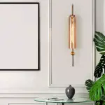 Homeko Sconce with Flute Glass Shade Pendent Lamp