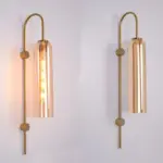 Homeko Sconce with Flute Glass Shade Pendent Lamp
