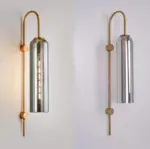 Homeko Sconce with Flute Glass Shade Pendent Lamp
