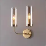 Homeko Sconce with Flute Glass Shade Pendent Lamp