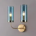 Homeko Sconce with Flute Glass Shade Pendent Lamp