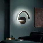 Homeko Semi Circle Metal Wall Light