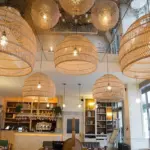 Homeko Serenity Bamboo Shade Pendant Lamp