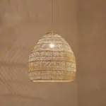 Homeko Serenity Bamboo Shade Pendant Lamp