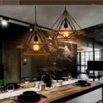 Homeko Shade Metal And Hemp Rope Pendant Light
