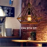 Homeko Shade Metal And Hemp Rope Pendant Light