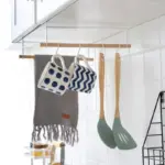 Homeko Shelf and Cupboard Hanging Rack with Hooks