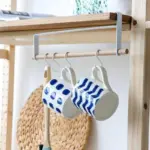 Homeko Shelf and Cupboard Hanging Rack with Hooks