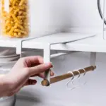 Homeko Shelf and Cupboard Hanging Rack with Hooks