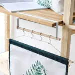 Homeko Shelf and Cupboard Hanging Rack with Hooks