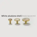 Homeko Shell Brass Wall Hooks Decorative