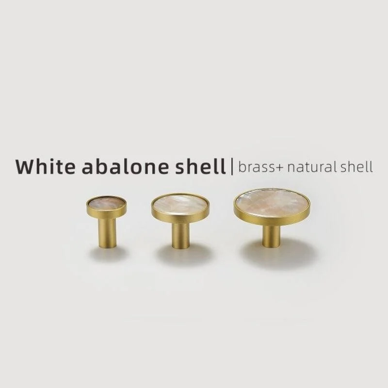 Homeko Shell & Brass Wall Hooks Decorative -