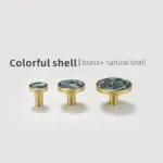 Homeko Shell Brass Wall Hooks Decorative