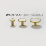 Homeko Shell Brass Wall Hooks Decorative
