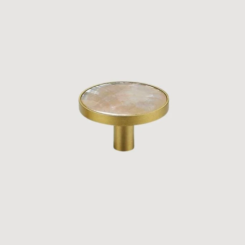 Homeko Shell & Brass Wall Hooks Decorative -