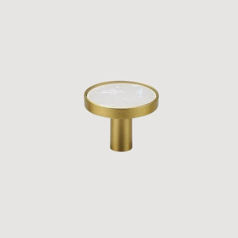 Homeko Shell & Brass Wall Hooks Decorative -