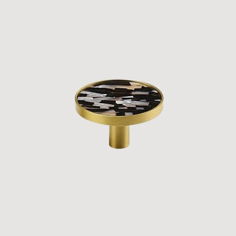 Homeko Shell & Brass Wall Hooks Decorative -