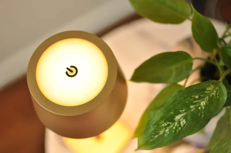 Homeko Shiny Cordless Table Lamp