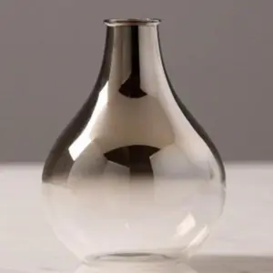 Homeko Silver Gradient Vase
