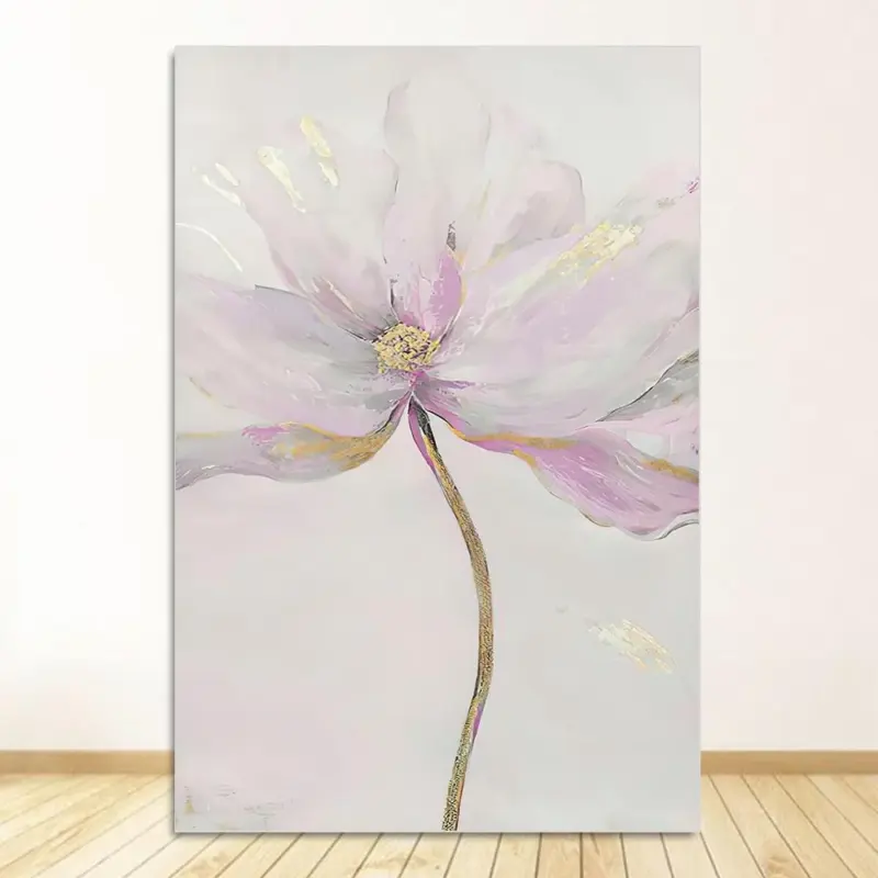 Homeko Skandinaviska Flower Canvas Paintings